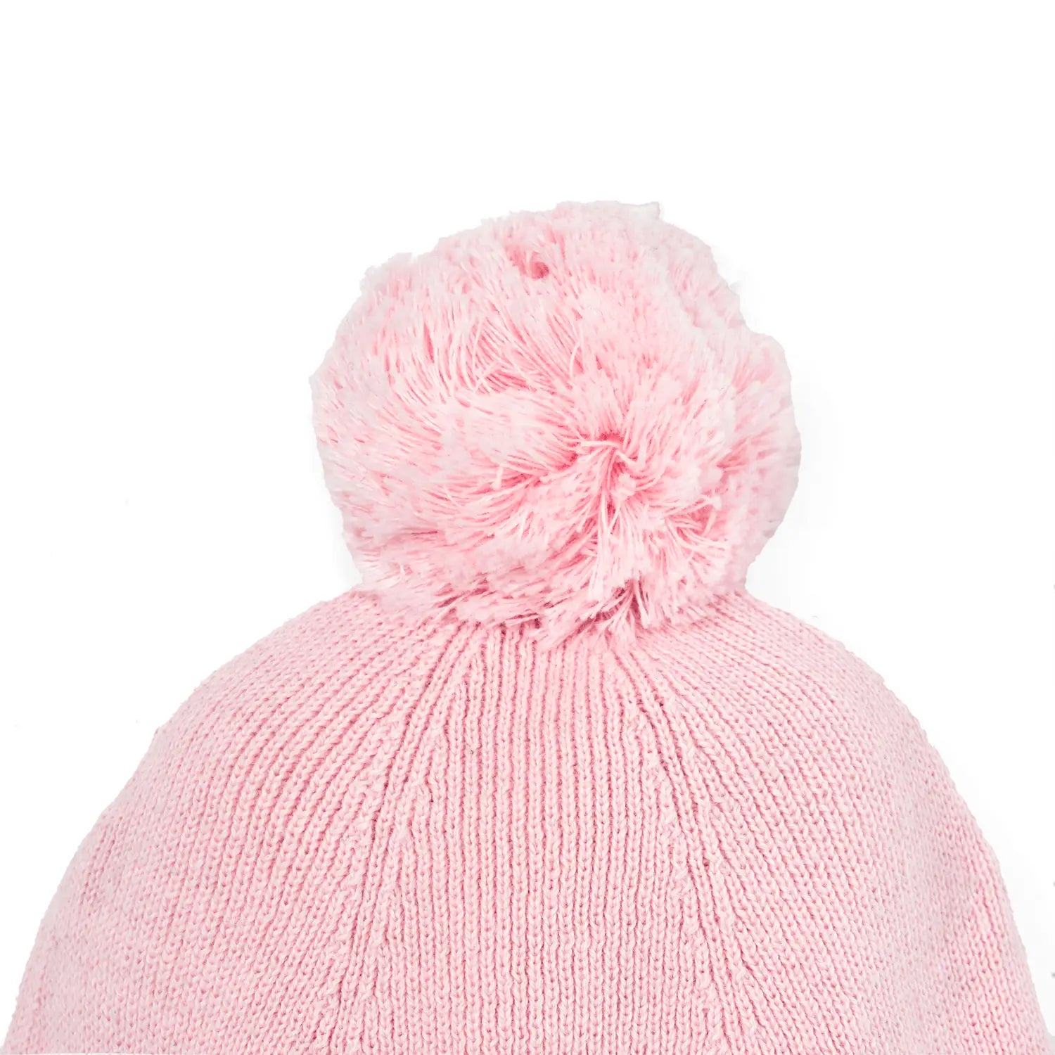 Knit Baby Pom Beanie in Pink - Aaria Tees Aaria Tees