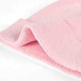 Knit Baby Pom Beanie in Pink - Aaria Tees Aaria Tees