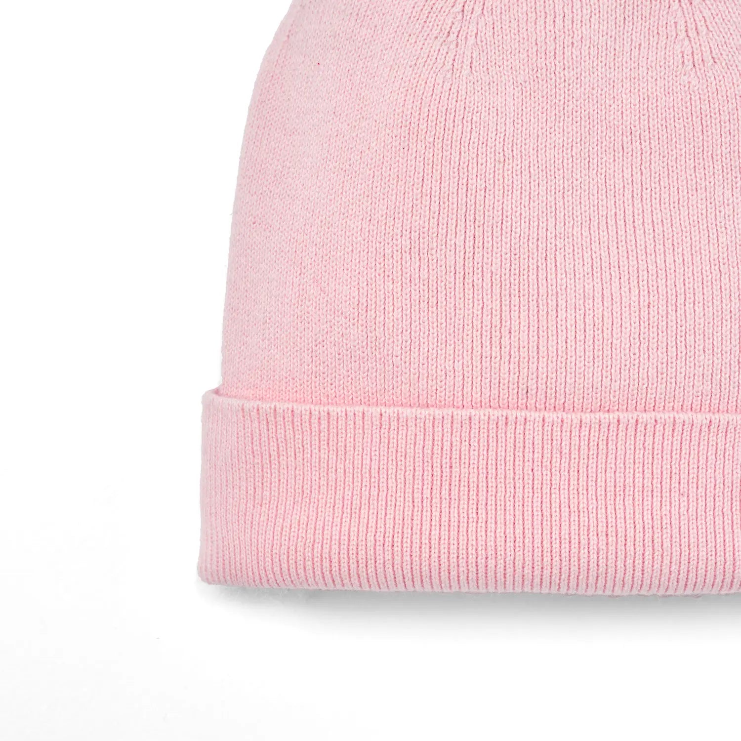 Knit Baby Pom Beanie in Pink - Aaria Tees Aaria Tees