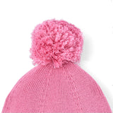 Knit Baby Pom Beanie in Rose Pink - Aaria Tees Aaria Tees