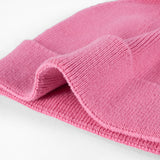 Knit Baby Pom Beanie in Rose Pink - Aaria Tees Aaria Tees