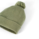 Knit Baby Pom Beanie in Sage Green - Aaria Tees Aaria Tees