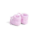 Knitted Booties in Lilac - Aaria Tees Aaria Tees