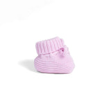 Knitted Booties in Lilac - Aaria Tees Aaria Tees