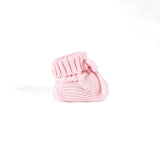 Knitted Booties in Pink - Aaria Tees Aaria Tees