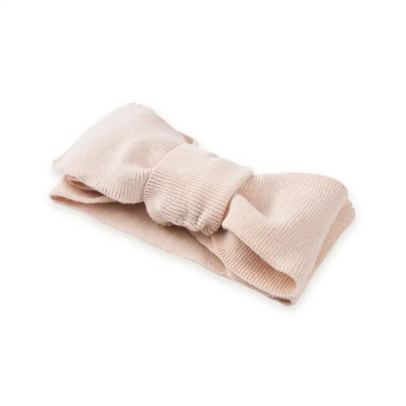 Knitted Oversized Topknot in Beige - Aaria Tees Aaria Tees