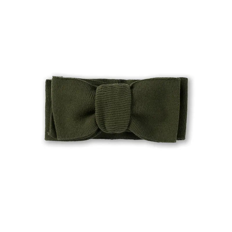 Knitted Oversized Topknot in Forest Green - Aaria Tees Aaria Tees