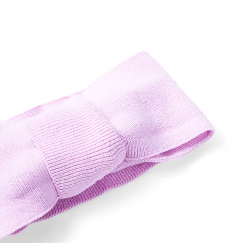 Knitted Oversized Topknot in Lilac - Aaria Tees Aaria Tees