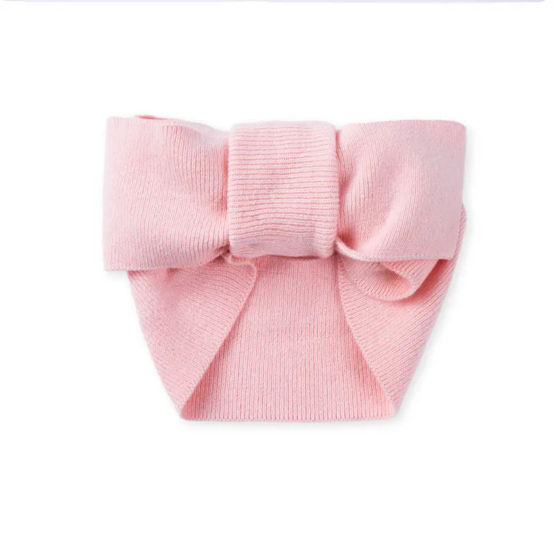 Knitted Oversized Topknot in Pink - Aaria Tees Aaria Tees