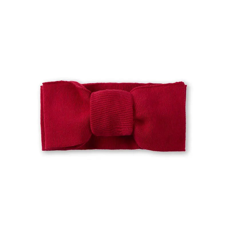 Knitted Oversized Topknot in Red Xmas - Aaria Tees Aaria Tees