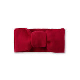 Knitted Oversized Topknot in Red Xmas - Aaria Tees Aaria Tees