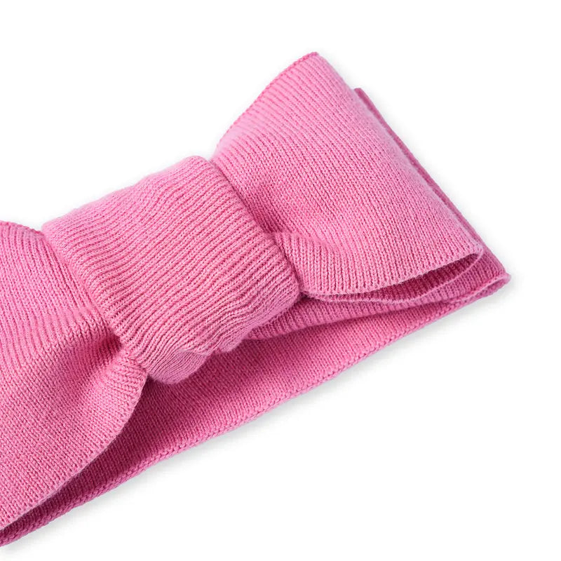 Knitted Oversized Topknot in Rose Pink - Aaria Tees Aaria Tees