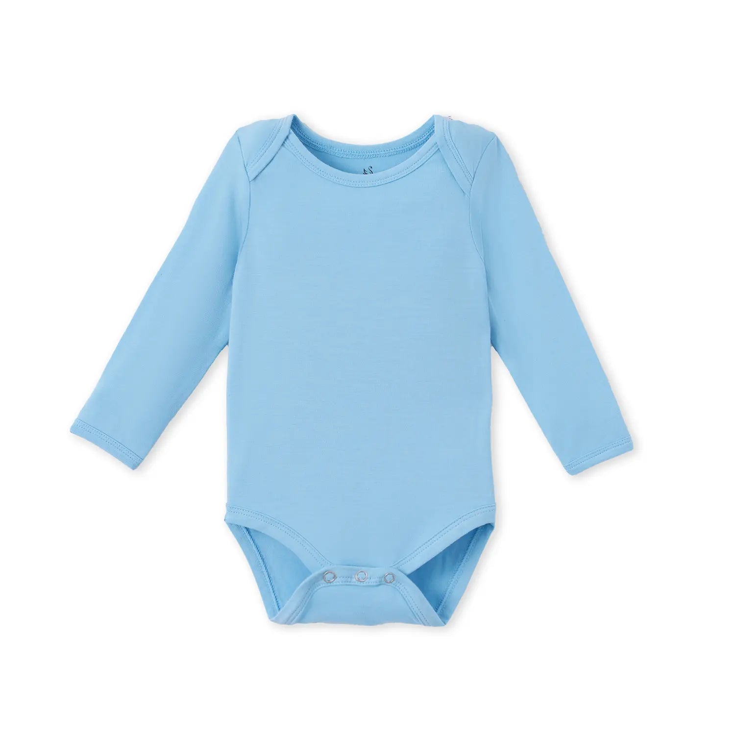 Long Sleeve Baby Bodysuit in Blue Bell - Aaria Tees Aaria Tees