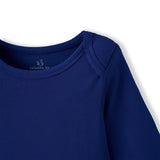 Long Sleeve Baby Bodysuit in Blue Depths - Aaria Tees Aaria Tees