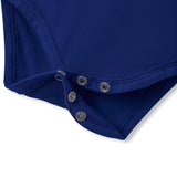 Long Sleeve Baby Bodysuit in Blue Depths - Aaria Tees Aaria Tees