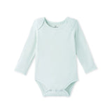 Long Sleeve Baby Bodysuit in Mint - Aaria Tees Aaria Tees