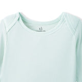 Long Sleeve Baby Bodysuit in Mint - Aaria Tees Aaria Tees