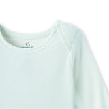 Long Sleeve Baby Bodysuit in Mint - Aaria Tees Aaria Tees