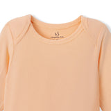 Long Sleeve Baby Bodysuit in Peach Fuzz - Aaria Tees Aaria Tees