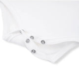Long Sleeve Baby Bodysuit in White - Aaria Tees Aaria Tees