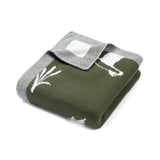 Mallard Duck Jacquard Knit Baby Blanket - Aaria Tees Aaria Tees