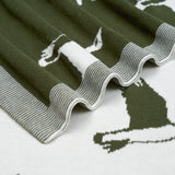 Mallard Duck Jacquard Knit Baby Blanket - Aaria Tees Aaria Tees