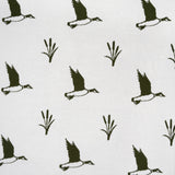 Mallard Duck Jacquard Knit Baby Blanket - Aaria Tees Aaria Tees