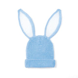 Bunny Ear Knit Beanie in Baby Blue - Aaria Tees Aaria Tees