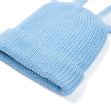 Bunny Ear Knit Beanie in Baby Blue - Aaria Tees Aaria Tees