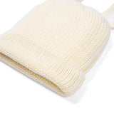 Bunny Ear Knit Beanie in Cream - Aaria Tees Aaria Tees