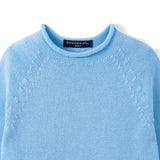 Knit Rollneck Baby Sweater in Baby Blue - Aaria Tees Aaria Tees