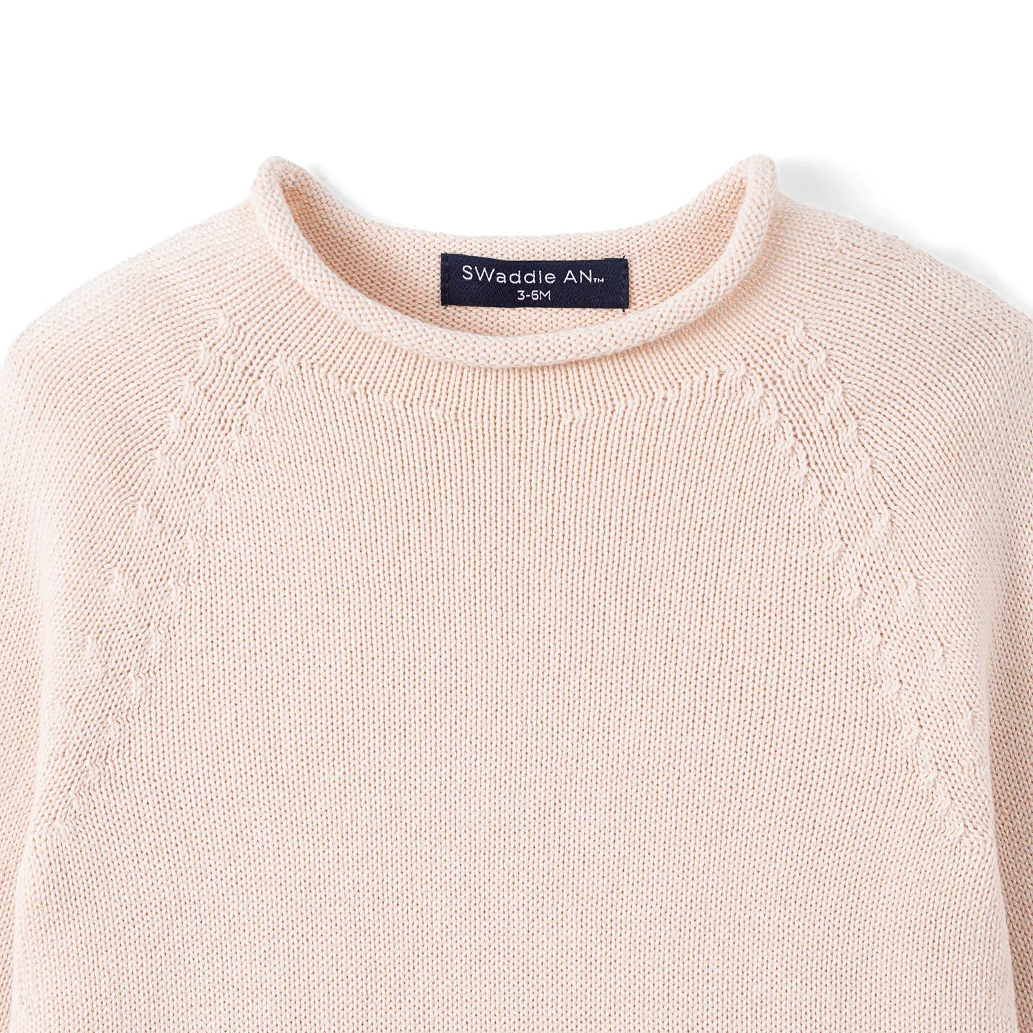 Knit Rollneck Baby Sweater in Beige - Aaria Tees Aaria Tees