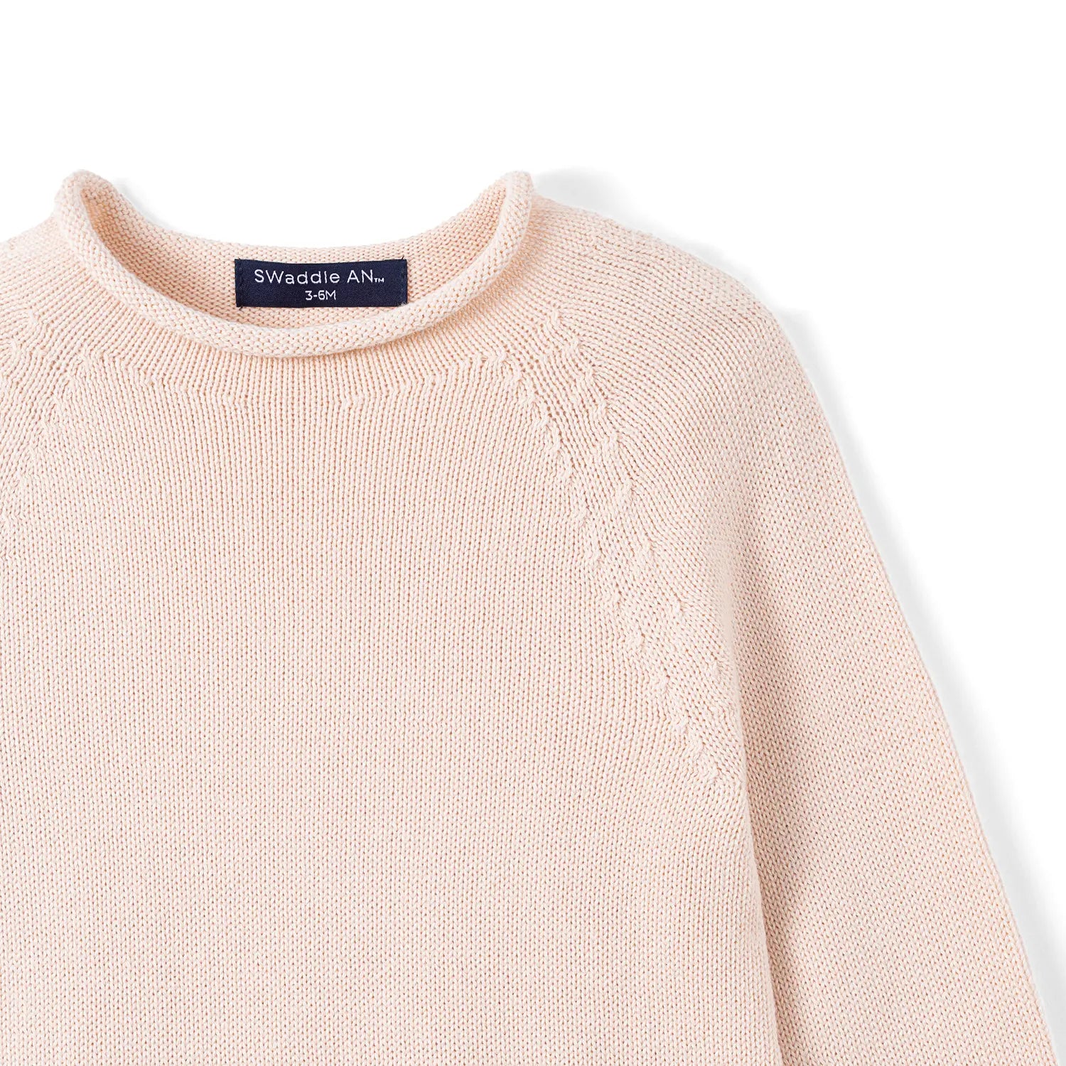 Knit Rollneck Baby Sweater in Beige - Aaria Tees Aaria Tees