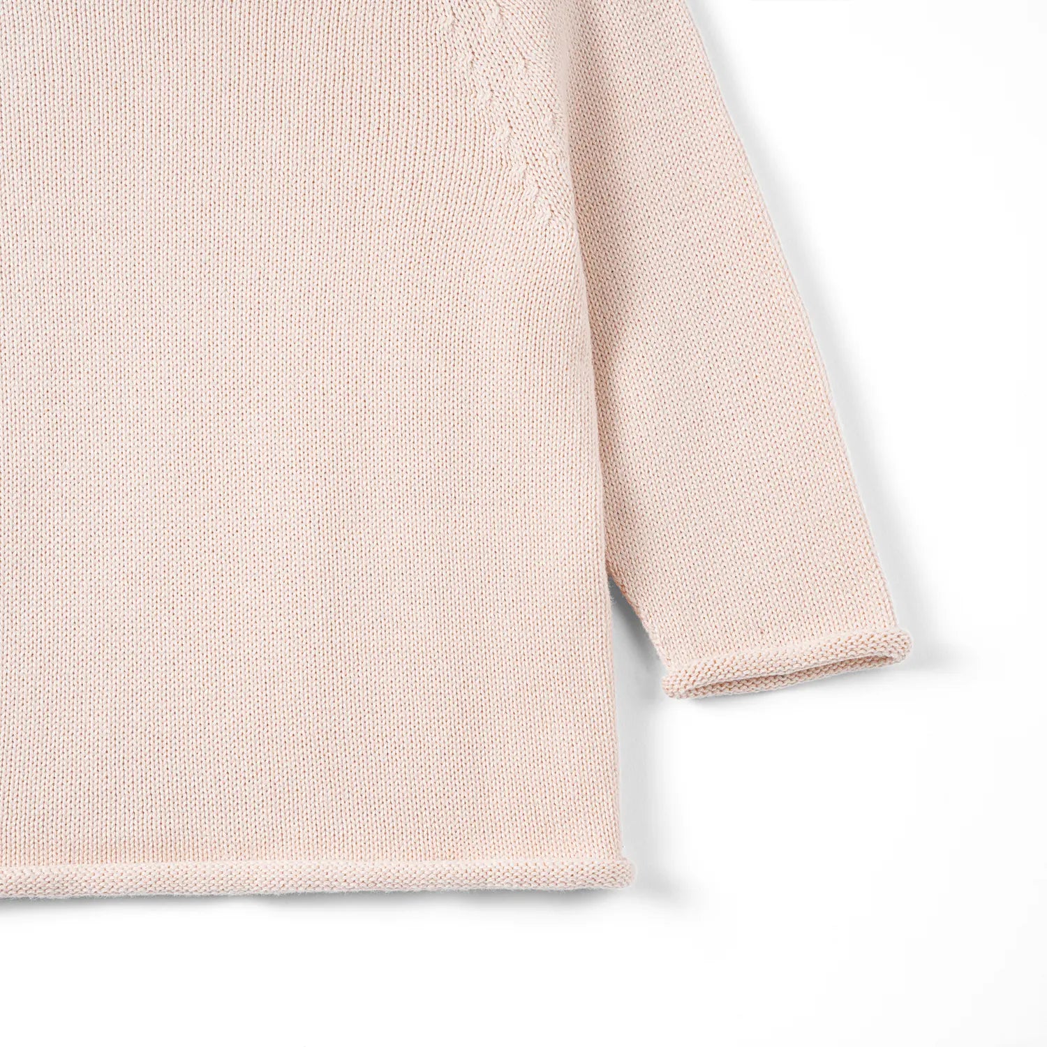 Knit Rollneck Baby Sweater in Beige - Aaria Tees Aaria Tees