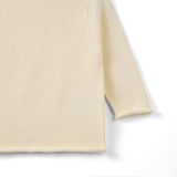 Knit Rollneck Baby Sweater in Cream - Aaria Tees Aaria Tees