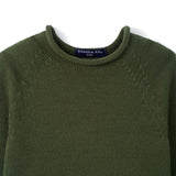 Knit Rollneck Baby Sweater in Forest Green - Aaria Tees Aaria Tees