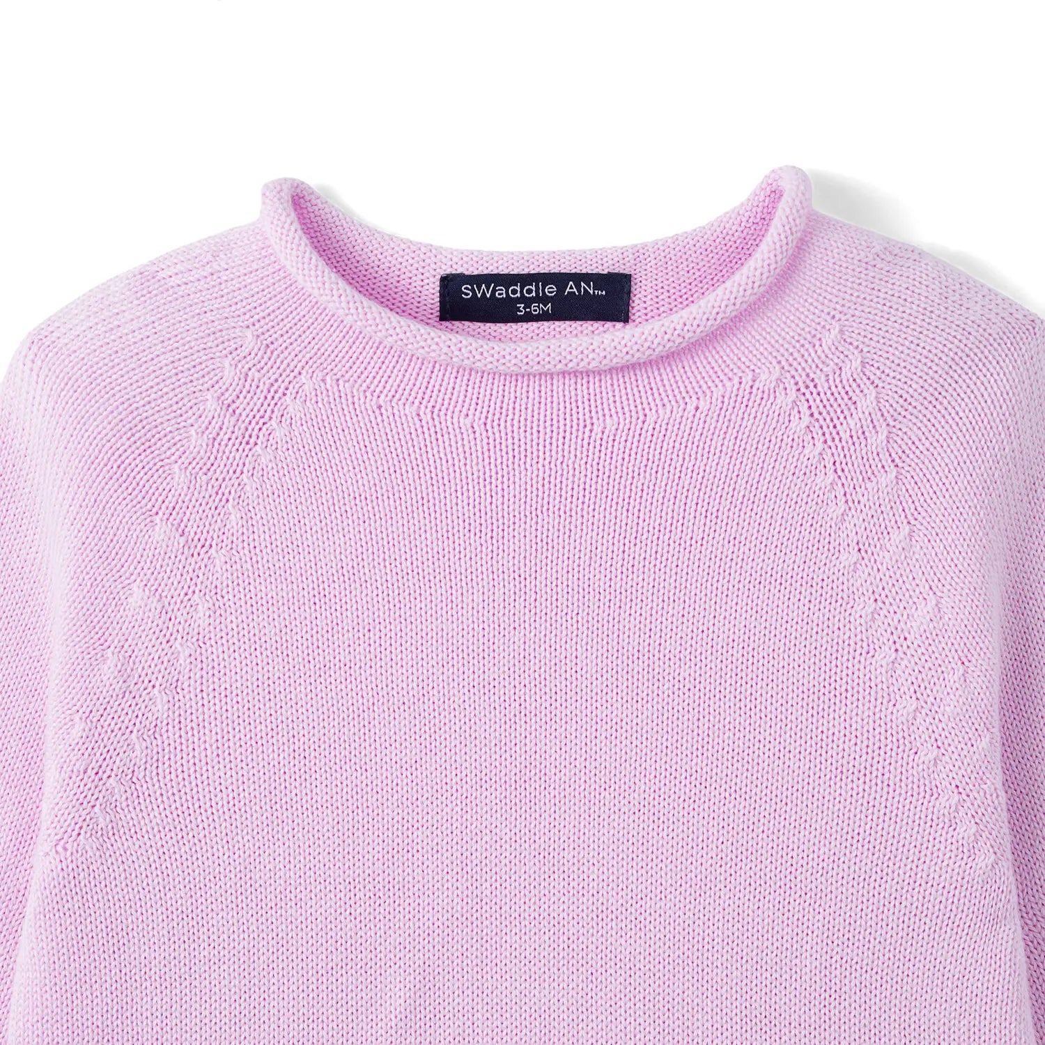 Knit Rollneck Baby Sweater in Lilac - Aaria Tees Aaria Tees