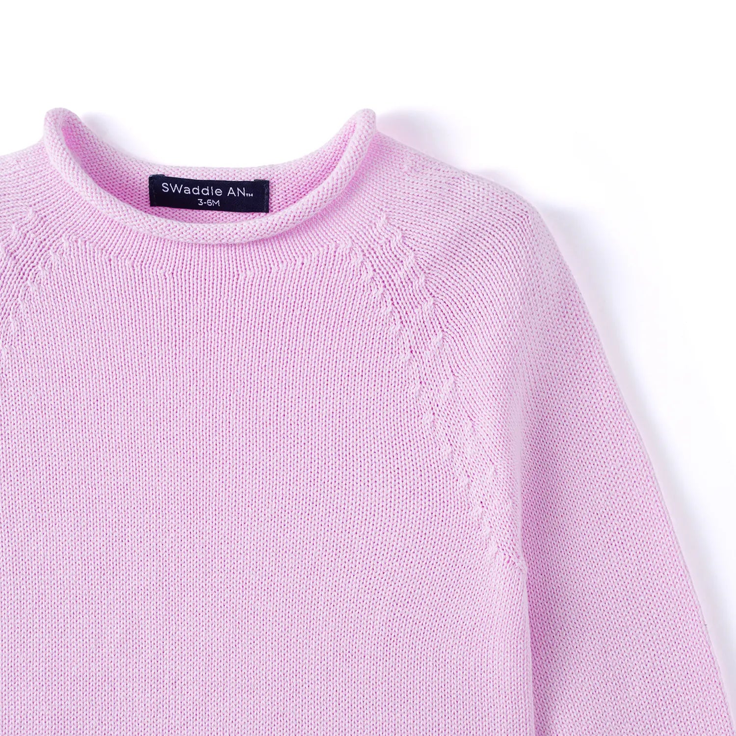 Knit Rollneck Baby Sweater in Lilac - Aaria Tees Aaria Tees