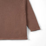 Knit Rollneck Baby Sweater in Mocha - Aaria Tees Aaria Tees
