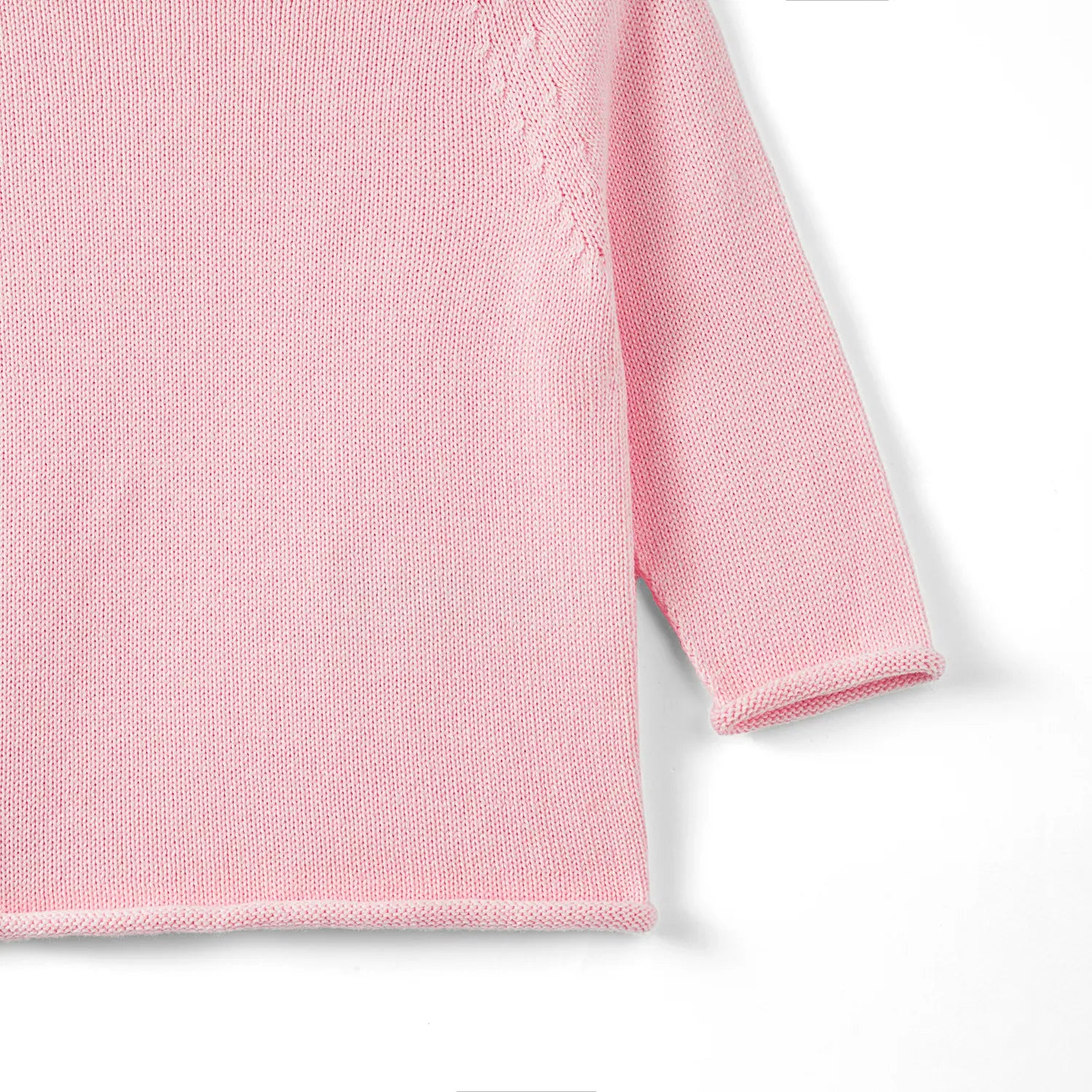 Knit Rollneck Baby Sweater in Pink - Aaria Tees Aaria Tees