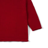 Knit Rollneck Baby Sweater in Red Xmas - Aaria Tees Aaria Tees