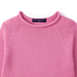 Knit Rollneck Baby Sweater in Rose Pink - Aaria Tees Aaria Tees