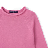 Knit Rollneck Baby Sweater in Rose Pink - Aaria Tees Aaria Tees