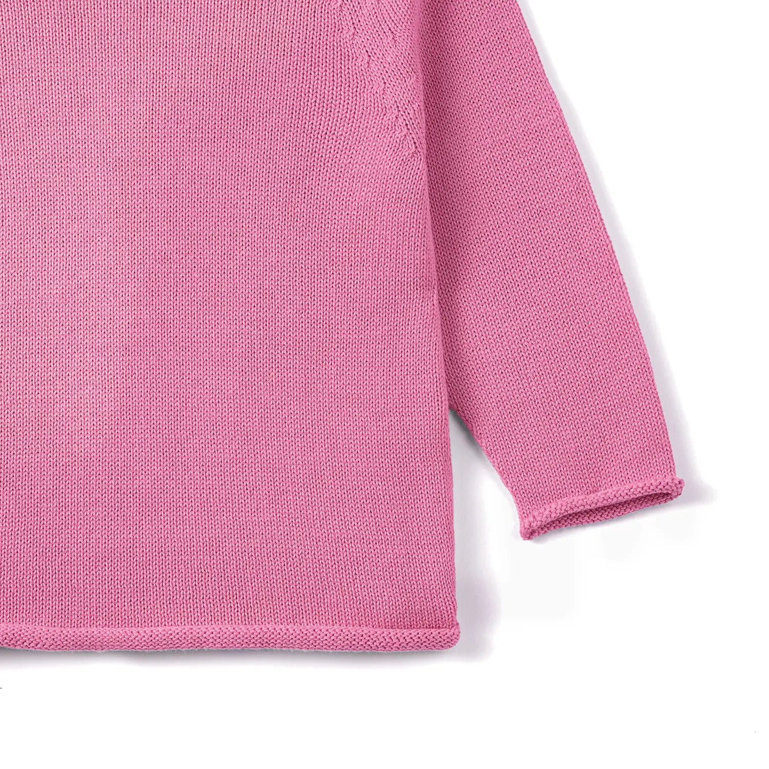 Knit Rollneck Baby Sweater in Rose Pink - Aaria Tees Aaria Tees