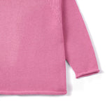Knit Rollneck Baby Sweater in Rose Pink - Aaria Tees Aaria Tees
