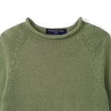 Knit Rollneck Baby Sweater in Sage Green - Aaria Tees Aaria Tees
