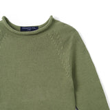 Knit Rollneck Baby Sweater in Sage Green - Aaria Tees Aaria Tees