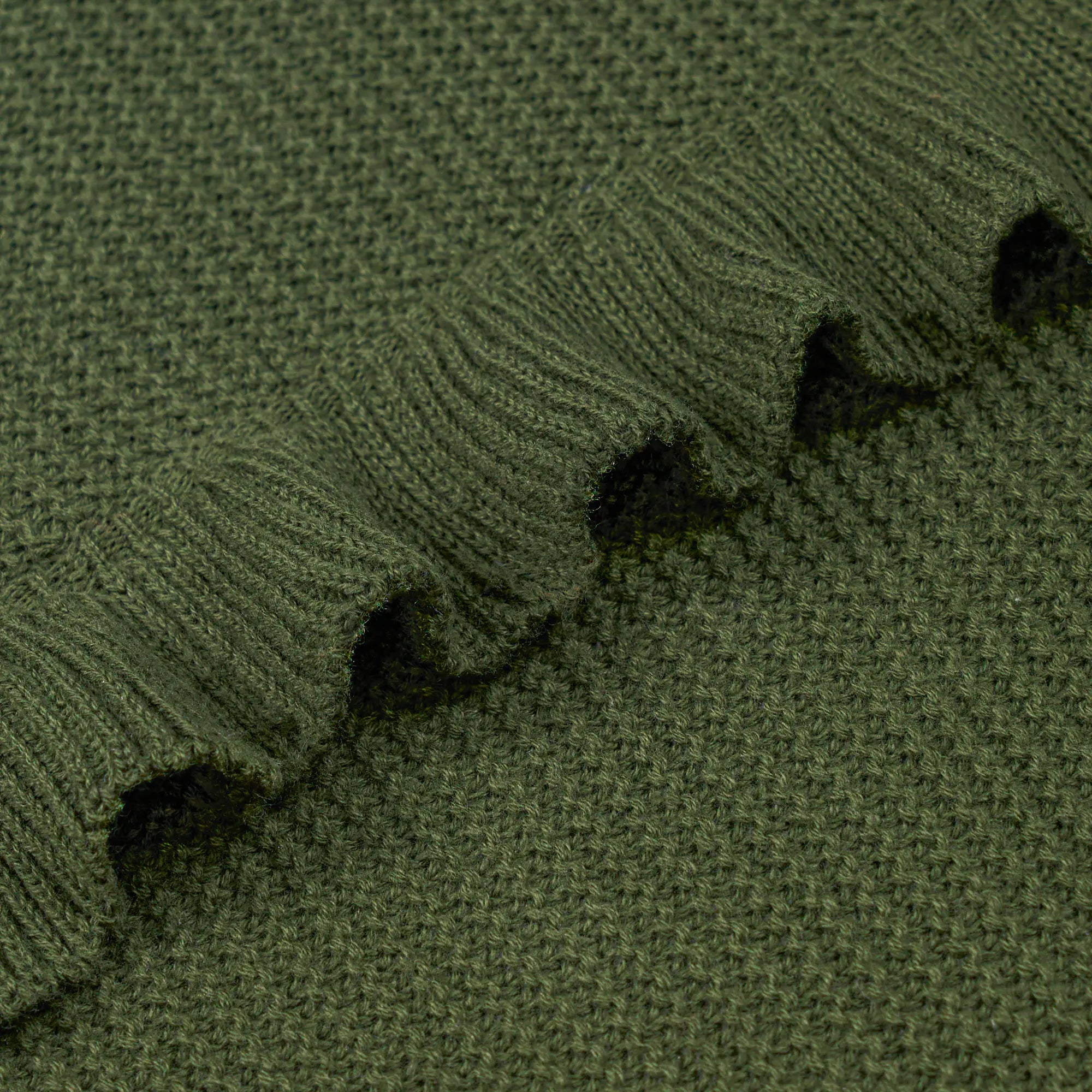 Ruffled Edge Knit Baby Blanket in Forest Green - Aaria Tees Aaria Tees