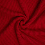 Ruffled Edge Knit Baby Blanket in Red Xmas - Aaria Tees Aaria Tees