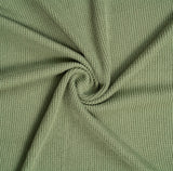 Ruffled Edge Knit Baby Blanket in Sage Green - Aaria Tees Aaria Tees